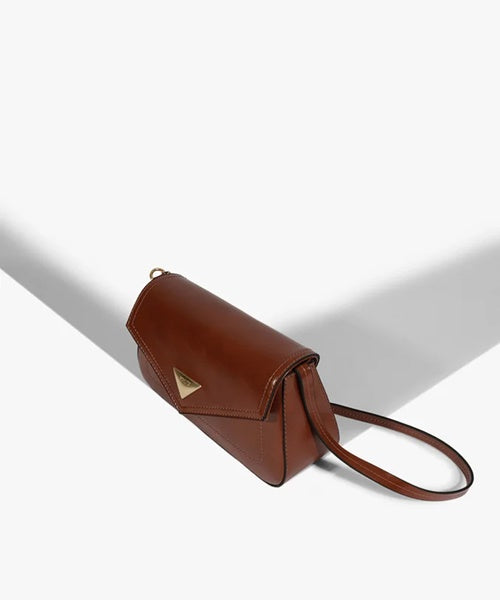Bolsa Tiracolo Liese Pequena Marrom