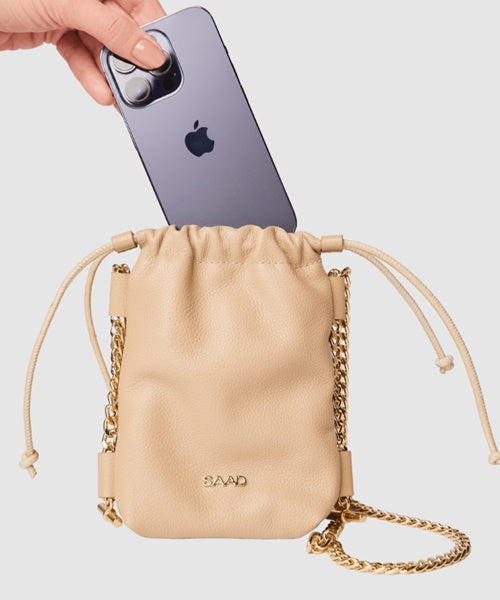 Mini Bolsa Taupe
