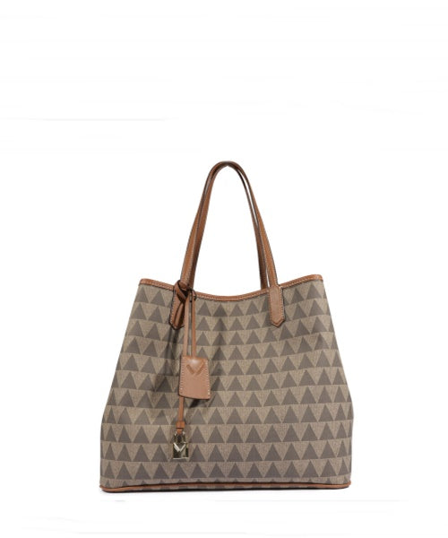 Bolsa Grande Triangle Marrom