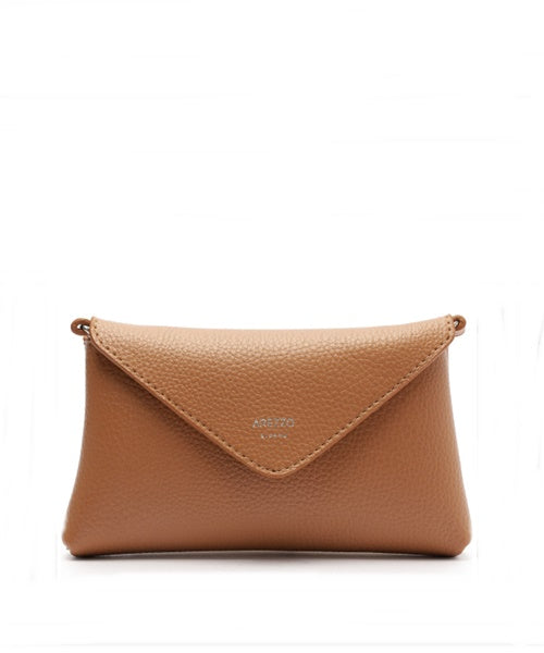 Bolsa Tiracolo Caramelo Giorno Pequena Envelope