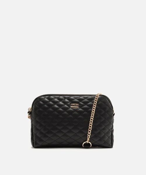Bolsa Tiracolo Preta Pequena Matelassê