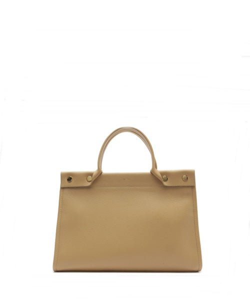 Bolsa Grande Couro Nude