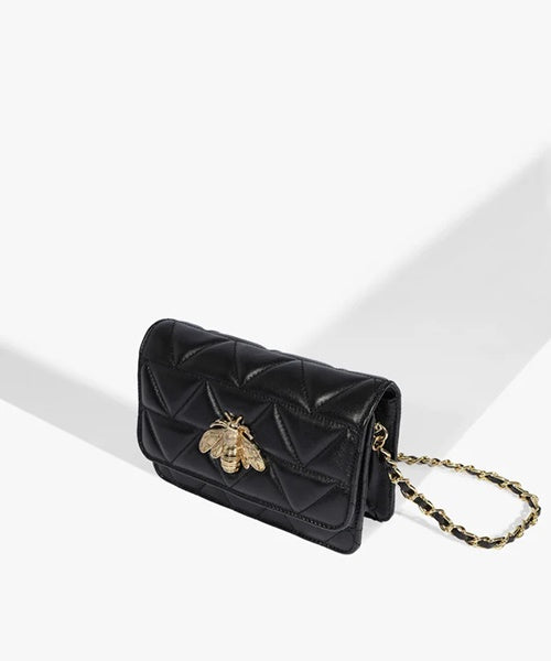 Bolsa Couro Believe Preta