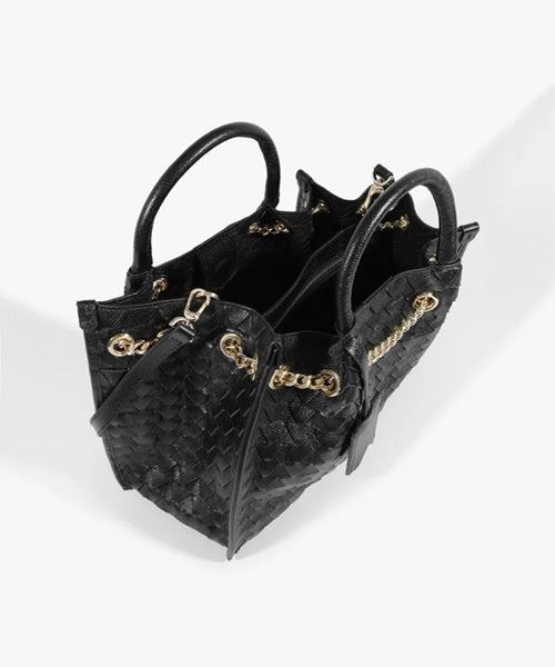 Bolsa Tote Rebecca Couro Grande Preta