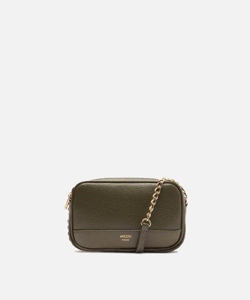 Bolsa Tiracolo Verde Pequena Corrente Basic