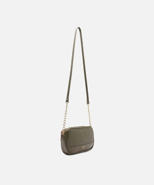 Bolsa Tiracolo Verde Pequena Corrente Basic
