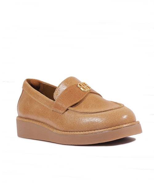 Mocassim Shop Heavy Couro Caramelo