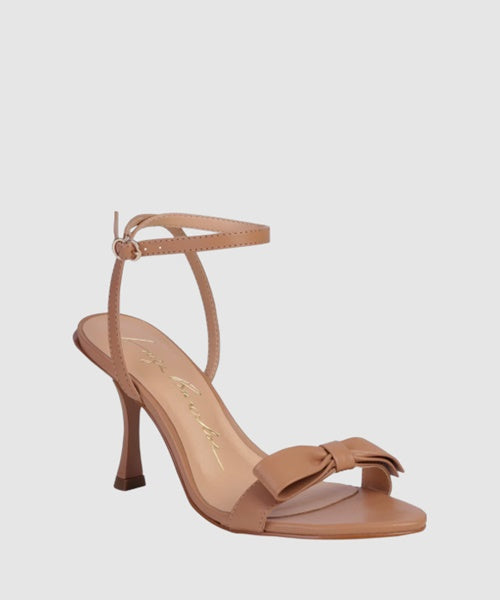 Sandália Salto Médio Laço Blush