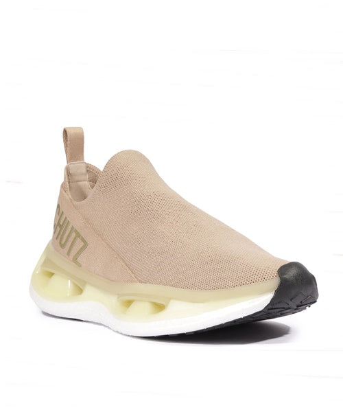 Tênis Knit Nude Fita