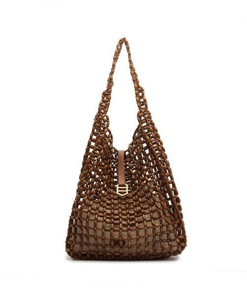 Bolsa Miçangas Madeira