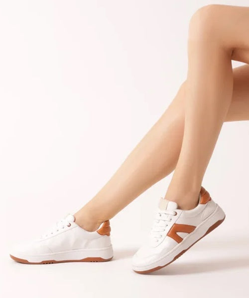 Tênis AC1119 Branco e Marrom