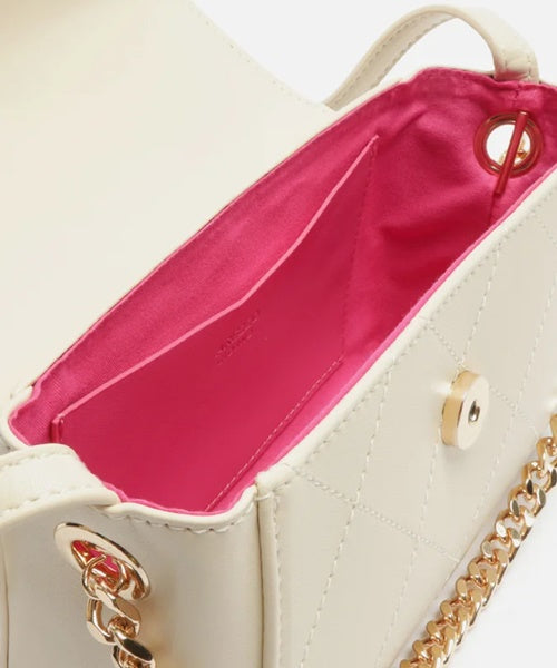 Bolsa Tiracolo Off-White Pequena Corrente Metal