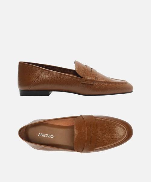 Mocassim Marrom Couro -