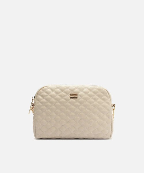 Bolsa Tiracolo Off-White Pequena Matelassê