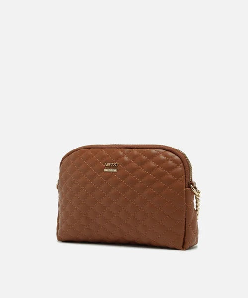 Bolsa Tiracolo Marrom Pequena Matelassê