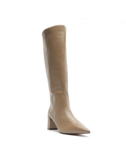 Bota Grey Couro Cano Longo - Arezzo
