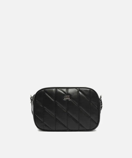 Bolsa Tiracolo Preta Pequena Costuras