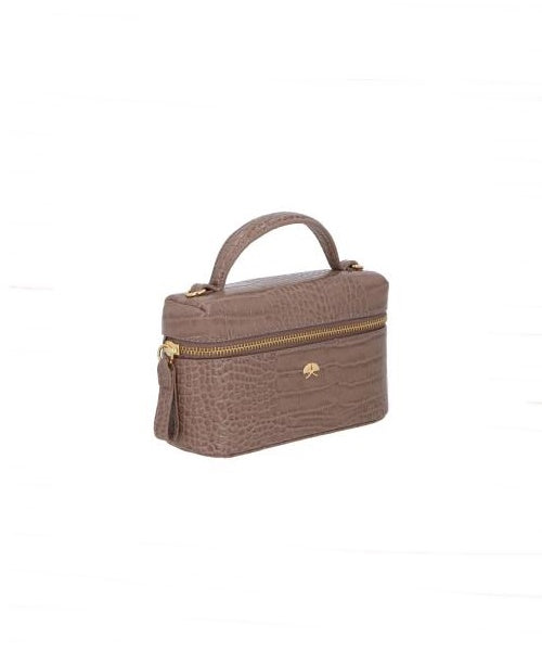 Bolsa Vanity Pequena em Couro Dumbo