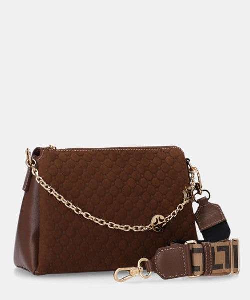 Bolsa Tiracolo Média Bison Espresso