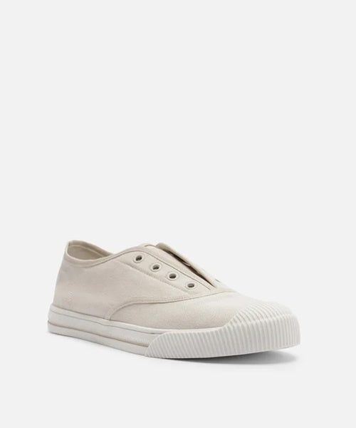 Tênis Slip On Off White Lona Elástico