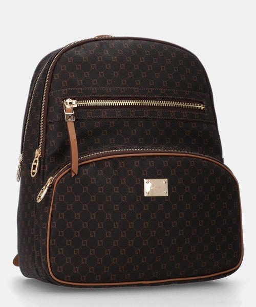 Mochila Grande Monograma Ll Mocca