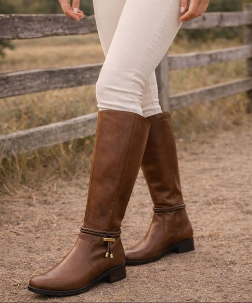 Bota Montaria Couro Macadamia - Arara Brasil