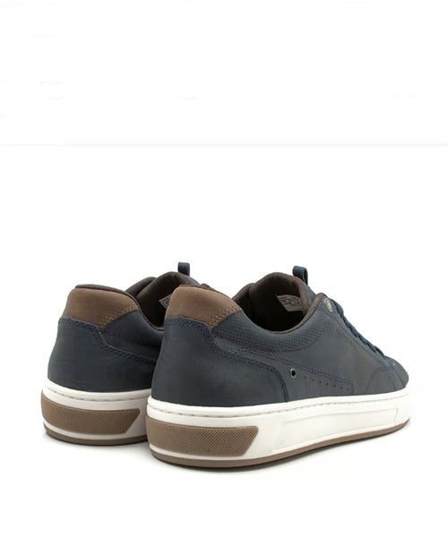 Tênis Casual em Couro Hornet - Marinho