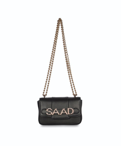 Bolsa Mini em Couro Preto