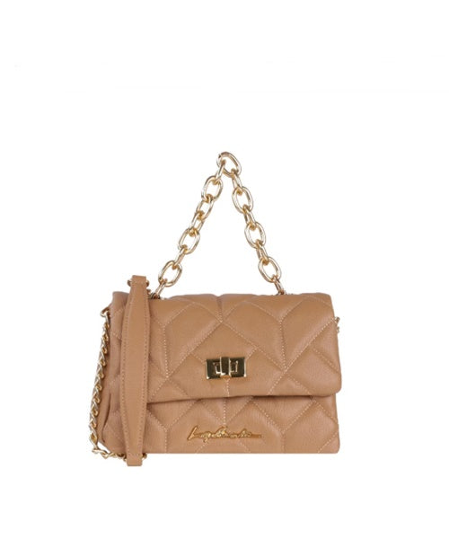 Bolsa Média Alça Corrente Nude