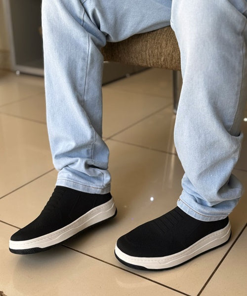 Kit Sapatênis+Chinelo Preto