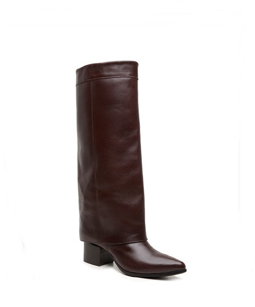 Bota Cano Alto Capa Chocolate