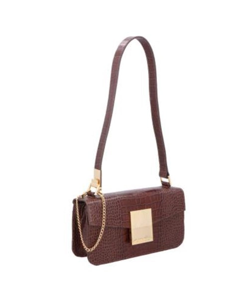 Bolsa Média Croco Dacar Coffee