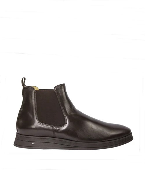 Bota Air Masculina Em Couro Carneiro Dark Brown