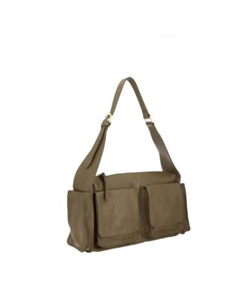 Bolsa Grande Utilitária em Couro Tomilho