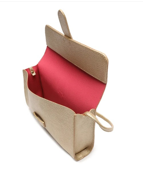 Bolsa Tiracolo Dourada Betina Pequena