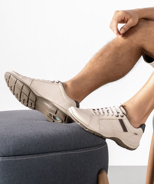 Sapatênis Azera em Couro - Palha