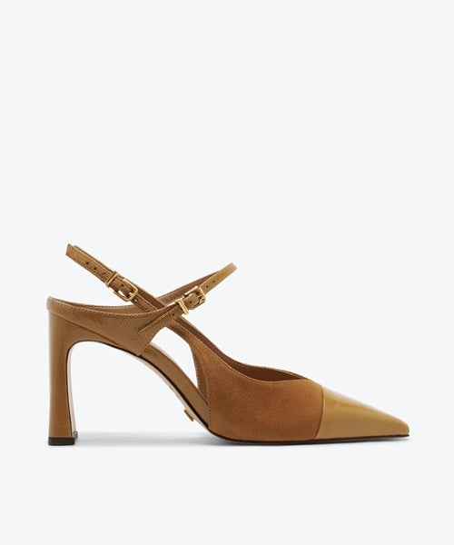 Slingback Cintia Marrom