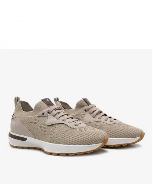 Tênis Casual em Knit X5 Cloud - Bege