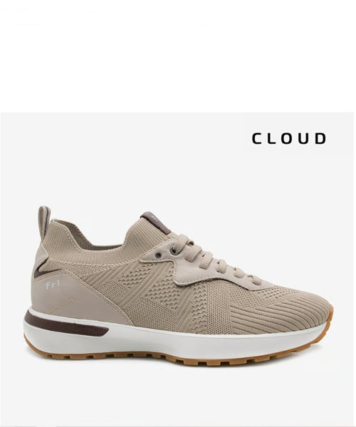 Tênis Casual em Knit X5 Cloud - Bege