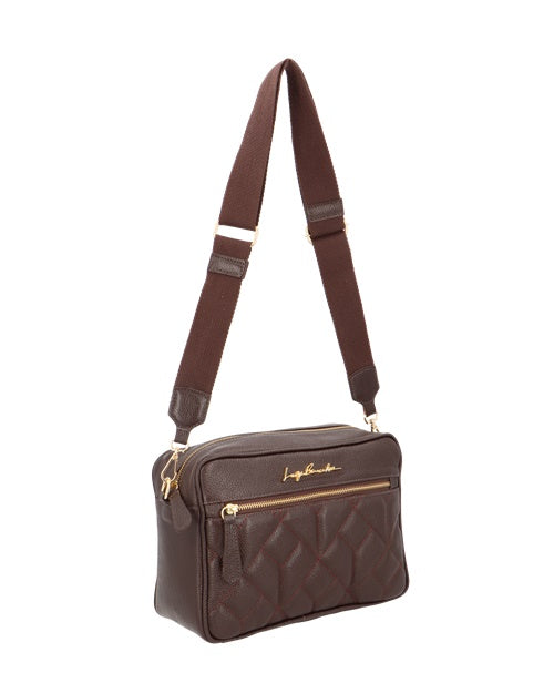 Bolsa Média Couro Coffee