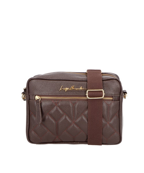 Bolsa Média Couro Coffee