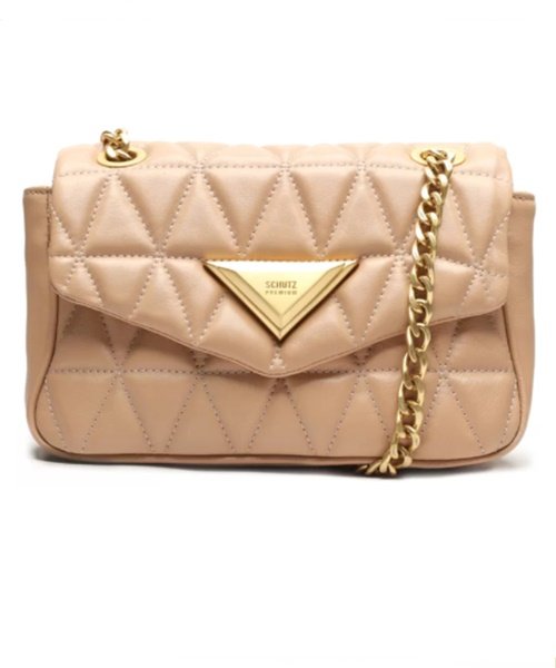 -Bolsa Média Tiracolo 944 Matelassê Nude