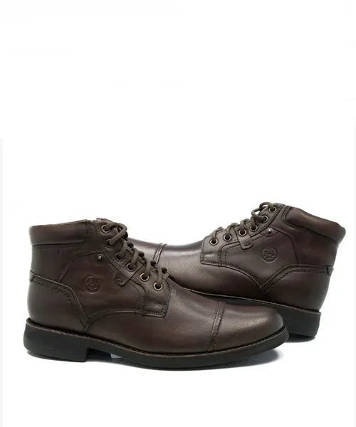 -Coturno Masculino Casual Ferricelli Virage -Brown